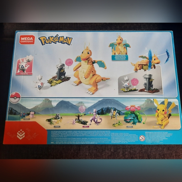 2017 Mega Construx Pokemon Dragonite vs Togetic Challenge (FVK75) - BRAND NEW! - Picture 2 of 3